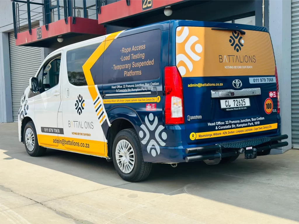 Battalions van branded by Kany Branding